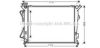 KIA 253103K190 Radiator, engine cooling